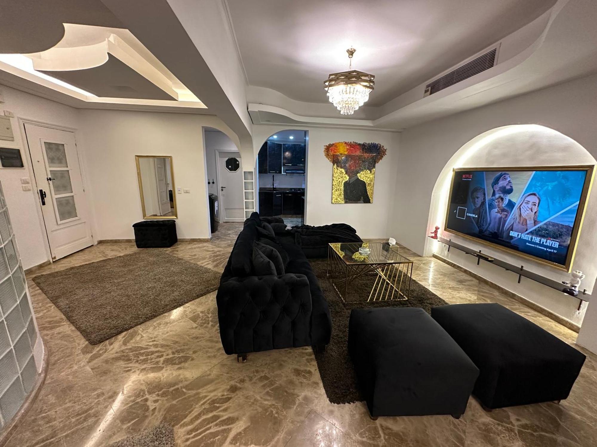 Modern 1-Bedroom Apartment In Zamalek Visits Allowed Káhira Exteriér fotografie